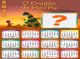 Calendário 2026 O Dragão do Meu Pai Colar Foto Online