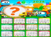 Calendário 2026 Leo o Caminhão Montagem de Foto