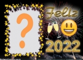 2022 Feliz Ano Novo Montagem Online