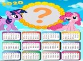 Calendário 2020 myLittlePony Montagem