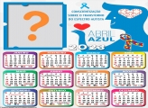 Calendário 2023 Abril Azul Juntar Foto Online