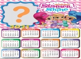 Shimmer e Shine Foto com Calendário 2021