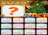 Calendário 2025 Árvore Natalina Feliz Natal Fazer Montagem Online
