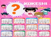 Foto em Calendário 2026 Kokeshi Online