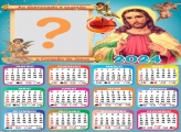 Calendário 2024 Sagrado Coração de Jesus Fazer Colagem Online