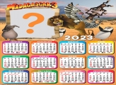 Calendário 2023 Moldura Virtual Madagascar