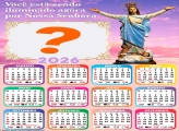 Calendário 2026 Iluminado por Nossa Senhora Montagem de Foto