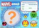 Convite Marvel Emoji