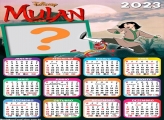Montar Online Calendário 2023 Mulan Desenho