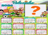 Calendário 2026 Turma do Pelezinho Juntar Foto Online