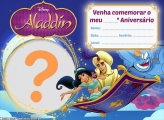 Convite Aladdin