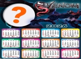 Calendário 2026 Venom Colagem Online
