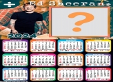 Calendário 2024 Ed Sheeran Criar Montagem