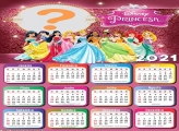 Princesas da Disney com Calendário 2021