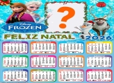 Foto Calendário 2026 Feliz Natal Frozen Grátis