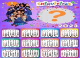 Calendário 2023 das Chiquititas para Fotos Grátis