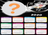 Calendário 2020 Vasco Efeitos pra Fotos