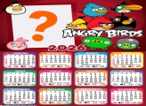 Calendário 2026 Angry Birds Foto Moldura