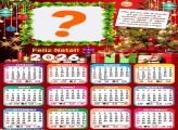 Foto Calendário 2026 Feliz Natal com Mensagem Grátis