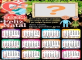 Criar Montagem Calendário 2024 Feliz Natal Meus Queridos Avós