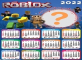 Calendário 2022 Roblox Game Moldura Online