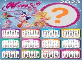 Calendário 2023 Winx Club Foto Moldura Online