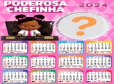 Calendário 2024 Poderosa Chefinha Infantil para Imprimir