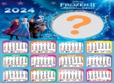 Calendário 2024 Fazer Foto Grátis Frozen II O Reino do Gelo