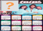 Calendário 2024 BeeGees Emoldurar Foto Online