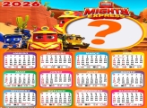 Calendário 2026 Mighty Express Emoldurar Foto Online
