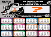 Calendário 2026 Vasco da Gama Emoldurar Foto Online