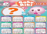 Calendário 2025 Baby Riki Fazer Montagem Online