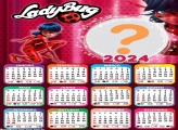 Calendário 2024 LadyBug Criar Online