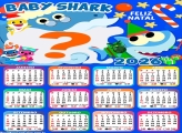 Foto em Calendário 2026 Feliz Natal Baby Shark Online