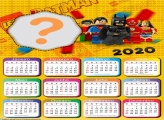 Calendário 2020 Batman Lego Moldura