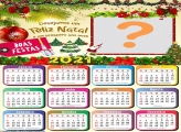 Montagem de Fotos Calendário 2021 Feliz Natal