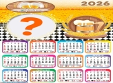 Calendário 2026 Boteco Emoldurar Foto Online