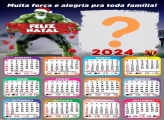 Calendário 2024 Montar Foto Online Hulk Papai Noel