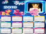 Calendário 2018 Ponny Desenhos