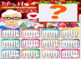 Calendário 2025 Feliz Natal Sogra Foto Montagem Online