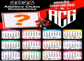 Calendário 2026 Atlético Goianiense Time de Futebol Emoldurar Foto Online