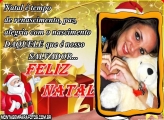 Moldura Feliz Natal Religioso