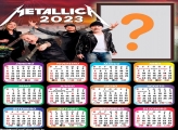 Moldura de Foto Calendário 2023 Metallica