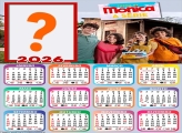 Calendário 2026 Turma da Mônica A Série Montar Foto Grátis
