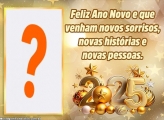 Novos Sorrisos Feliz Ano Novo 2025 Foto Colagem