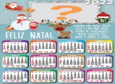 Calendário 2022 Natal Cute Editar Online Grátis