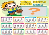 Colar Foto Infantil Calendário 2024 Chico Bento Baby