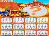 Moldura de Foto Online Calendário 2023 Mighty Express