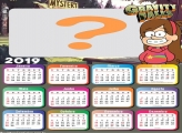 Calendário 2019 Mabel Gravity Falls