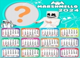 Calendário 2024 Marshmello Montagem de Foto Virtual